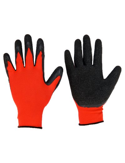 JUNİOR / KIRMIZI - SİYAH LATEX ELDİVEN