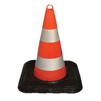 90′lik Kırılmaz Trafik Konisi (Çift Refllektifli) Ağırlıklı – UT 5012